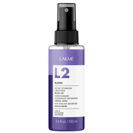 Кондиционер Lakme L2 BLOND двухфазный для экспресс-ухода за светлыми волосами, 100 мл