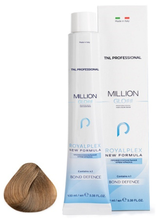 Крем-краска для волос Million Gloss 8.0 Светлый блонд, 100 мл