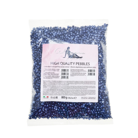 Воск эластичный пленочный для депиляции "Азуленовый" Allegra Jewels, 400 г