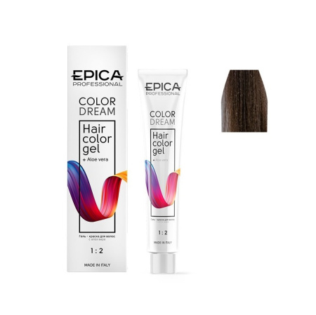 Гель-краска Epica Colordream 7.18 русый пепельно-жемчужный, 100 мл