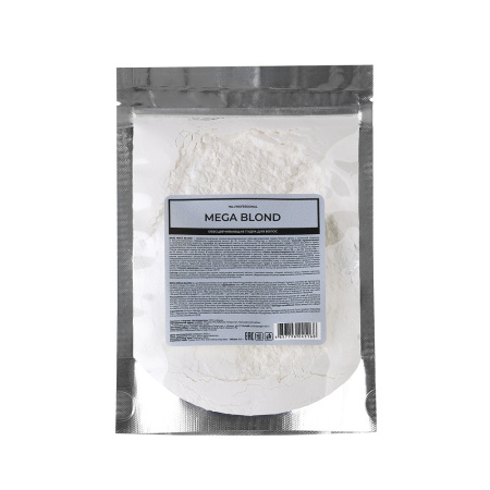 Обесцвеч. пудра для волос TNL Mega Blond, 9+ белая, с системой Защита и Восст.,100 г