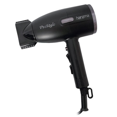 Фен Harizma PRO ProStyle ionic 2100W, черный