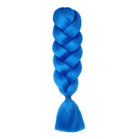 Hairshop AIDA F21 Ярко-голубой, коса для афропричесок и дред-локов, 1,3 м