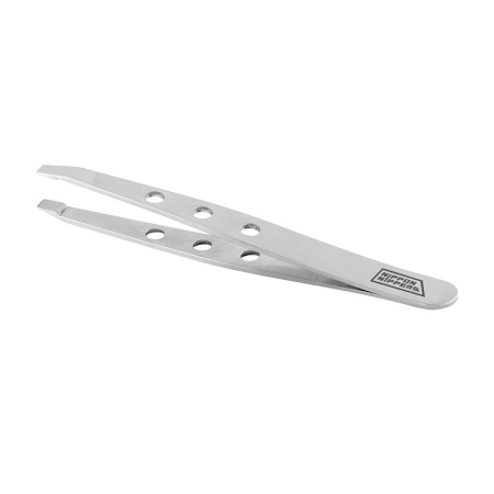 Пинцет для бровей Nippon Nippers T-02 прямой край, 96 мм