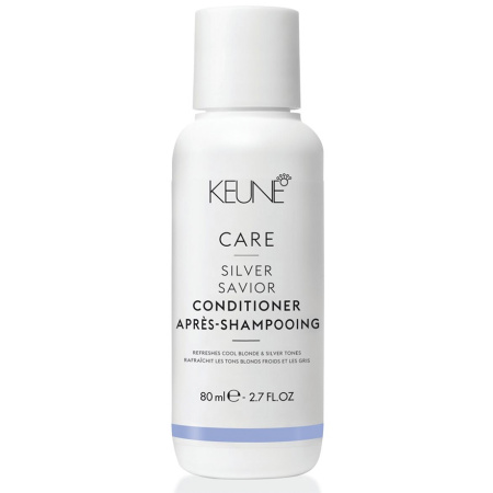 Кондиционер для волос Keune Care Silver для нейтрализации желтого оттенка, 80 мл