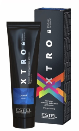 Пигмент прямого действия Estel Xtro Black синий, 100 мл