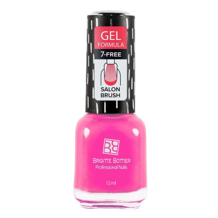 Лак для ногтей Brigitte Bottier Gel Formula, т. 41 розовый фламинго, 12 мл