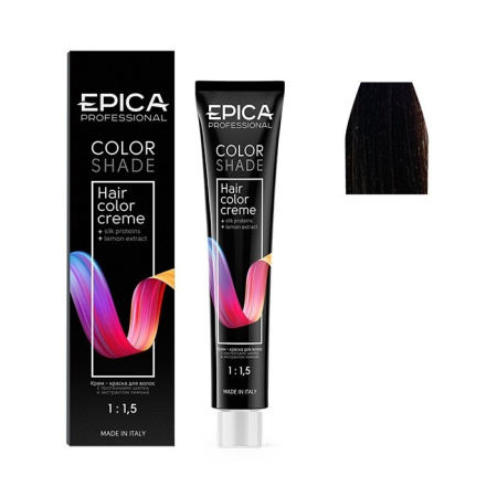 Крем-краска Epica Colorshade 4.73 шатен шоколадно-золотистый, 100 мл