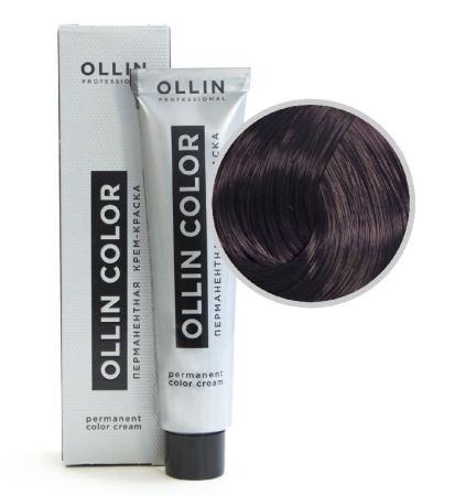 Перманентная крем-краска для волос Ollin Color 5/22 светлый шатен фиол., 60 мл