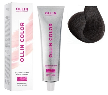 Перманентная крем-краска Ollin Color Platinum Collection 6/112 т.-русый интен.-пепел. фиол, 100 мл