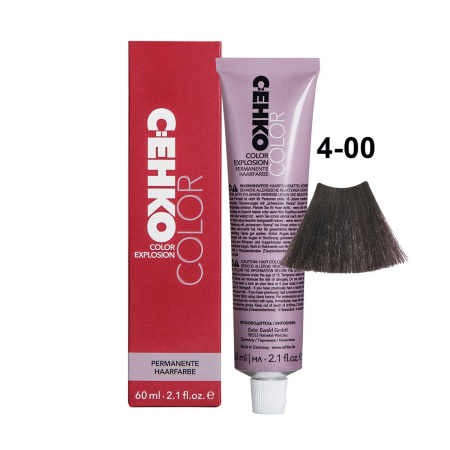 Крем-краска C:EHKO Color Explosion 4/00 коричневый, 60 мл