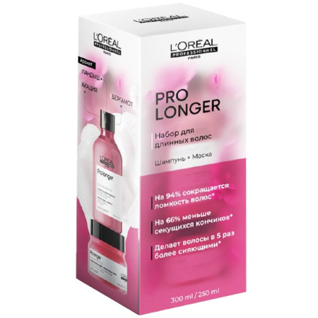 Набор подарочный Весна Loreal Pro Longer для длинных волос 2025 (шампунь+маска)