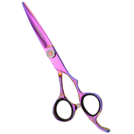 Ножницы для стрижки Silver Star PN 131-6 pink premium эргономичные, 6"