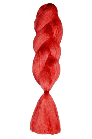 2 Braids Red  канекалон (красный) легкий 1,3 м суперобъем											