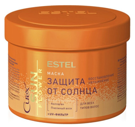 Маска-защита от солнца для всех типов волос Estel Curex Sunflower, 500 мл