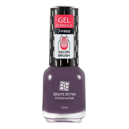 Лак для ногтей Brigitte Bottier Gel Formula, т. 17 черника со сливками, 12 мл