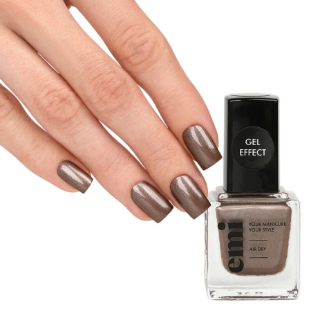 E.MI Ультрастойкий лак Gel Effect №237 медный амулет, 9 мл