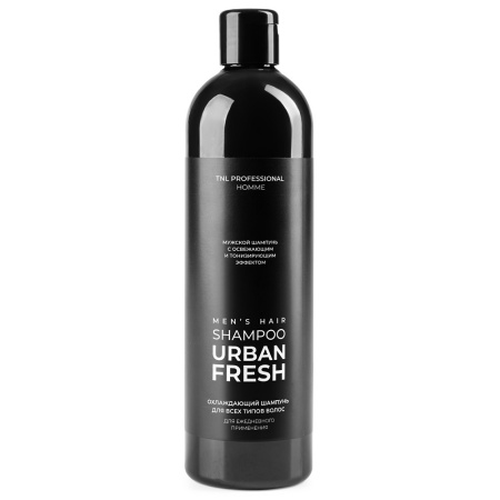 Мужской шампунь TNL Urban Fresh охлаждающий, 400 мл
