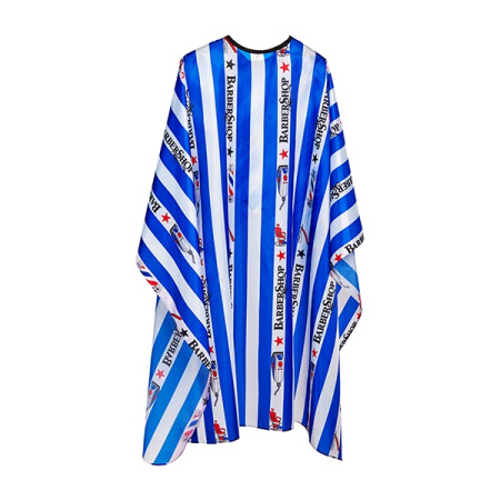 Накидка парикмахерская 140 х 160 см вертикальные полосы