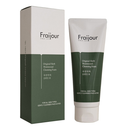 Пенка для умывания Fraijour Растительные Экстракты Original Herb Wormwood Cleansing Foam, 150 мл