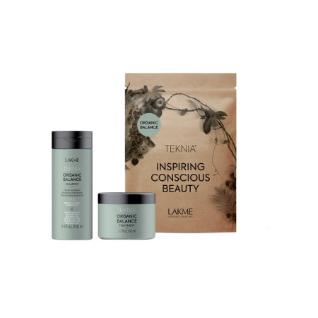 Lakme Дорожный набор увлаж. для всех типов волос Travel Pack Organic Balance