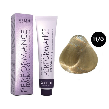 Перманентная крем-краска Ollin Performance 11/0 специальный блондин натуральный, 60 мл