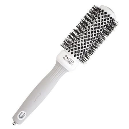Термобрашинг Olivia Garden Expert Blowout Shine white&grey, 35 мм
