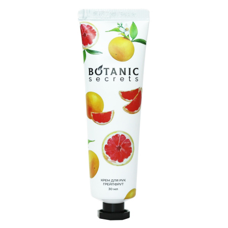 Крем для рук "Грейпфрут" Botanic Secrets, 30 мл