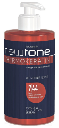 Маска тонирующая для волос Estel Newtone 7/44 русый медный интенсивный, 435 мл
