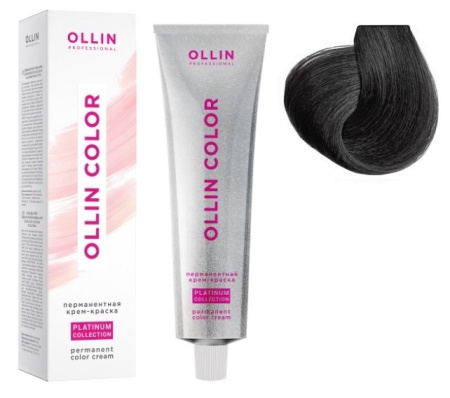 Перманентная крем-краска Ollin Color Platinum Collection 6/11 т.-русый интенсивно-пепельный, 100 мл