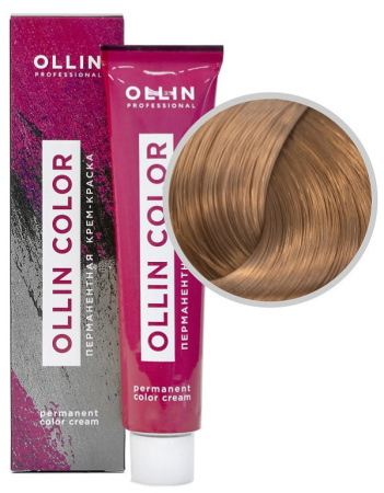Перманентная крем-краска для волос Ollin Color 9/7 блондин коричневый, 60 мл