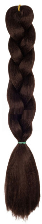 Hairshop AIDA 4 Темный шоколад, коса для афропричесок и дред-локов, 1,3 м