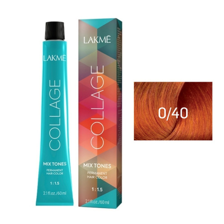 Микстон Lakme Collage Mix 0/40 оранжевый, 60 мл