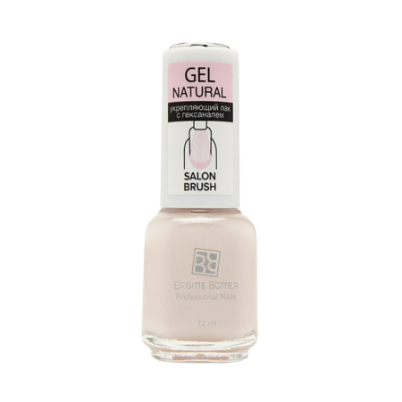 Brigitte Bottier Укрепляющий лак с гексаналем GEL NATURAL тон 01 жемчужный, 12 мл