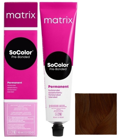 Matrix Краситель SoColor 4NW с бонд. натуральный теплый шатен, 90 мл