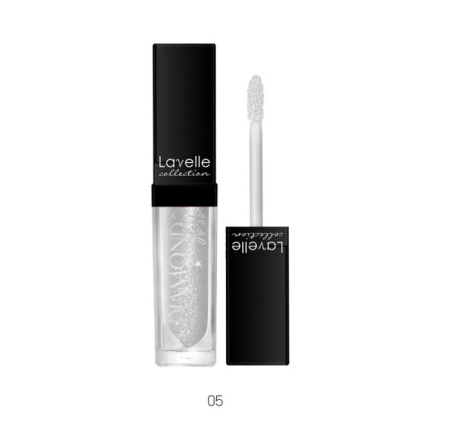 Блеск для губ Lavelle Collection Diamond Gloss, т. 05 frozen silver, 5 мл