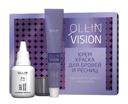 Краска Vision для бровей и ресниц графит, 20 мл