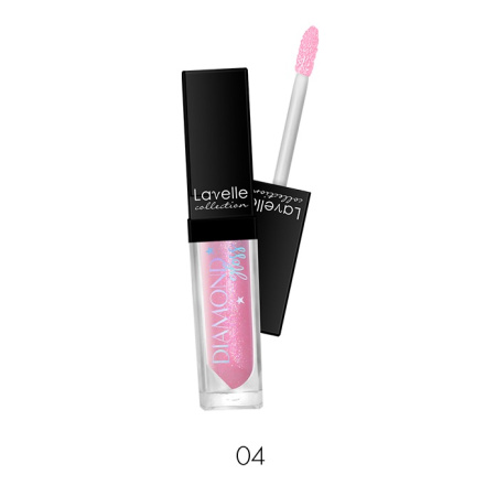 Блеск для губ Lavelle Collection Diamond Gloss, т. 04 pink, 5 мл
