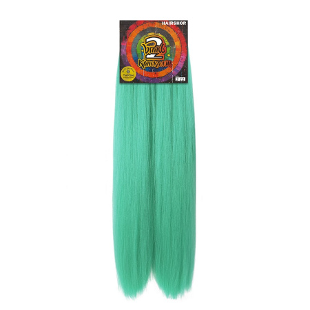 Hairshop 2 Braids З 12 канекалон Салатовый флюр, две косы