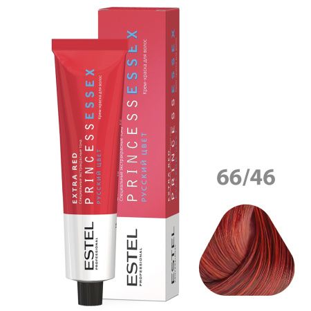 Крем-краска Estel Princess Essex Extra Red 66/46 pажигательная латина, 60 мл