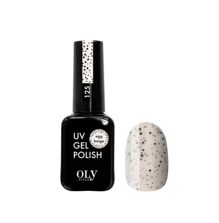 Гель-лак для ногтей Oly Style т. 125 egg beige, 10 мл