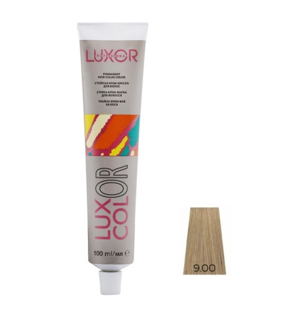 Стойкая крем-краска "Luxcolor" 9.00 очень светлый блондин натуральный интенсивный, 100 мл