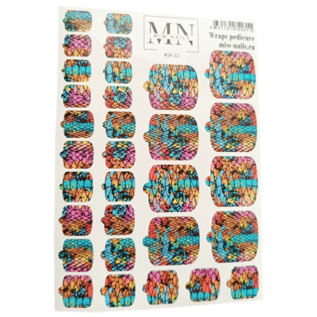 Плёнки для педикюра MIW Nails SF-32