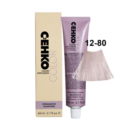 Крем-краска C:EHKO Color Explosion 12/80 платиново-фиолетовый блондин, 60 мл
