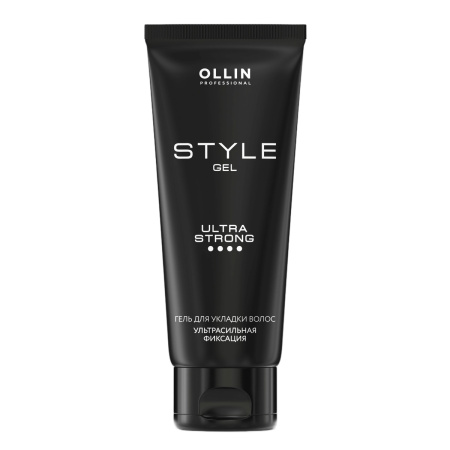 Гель для укладки волос ультрасильной фиксации Ollin Style, 200 мл