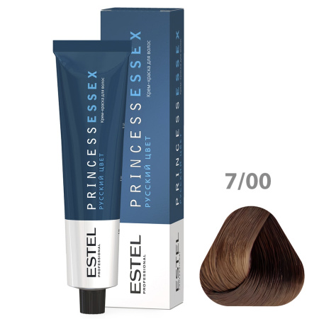 Крем-краска Estel Princess Essex 7/00 средне-русый для седины, 60 мл