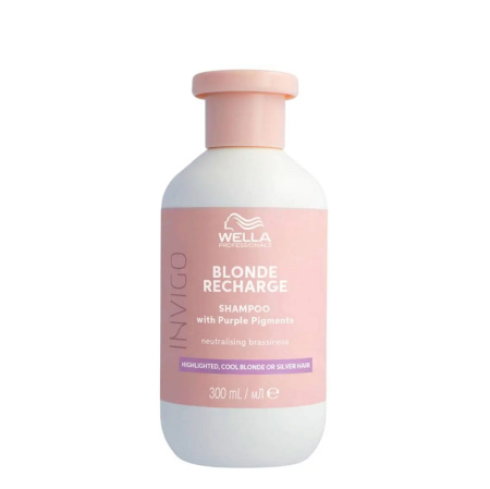Wella Шампунь-нейтрализатор для хол. светлых оттен. Invigo Blonde Recharge Cool, 300 мл