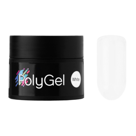 МП Полигель PolyGel, 20гр (в банке) (01 White)