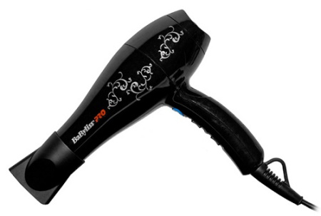 Фен профессиональный для сушки волос BaByliss PRO Light Black BAB5559E