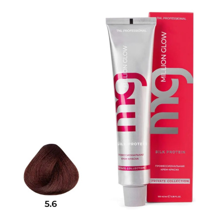 TNL Million GLOW Private оттенок 5.6 Светлый коричневый красный 100 мл